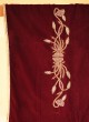 Maroon Velvet Fabric Dupatta With Embroidered Motif